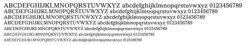 Gilead Fonts TT Screenshot